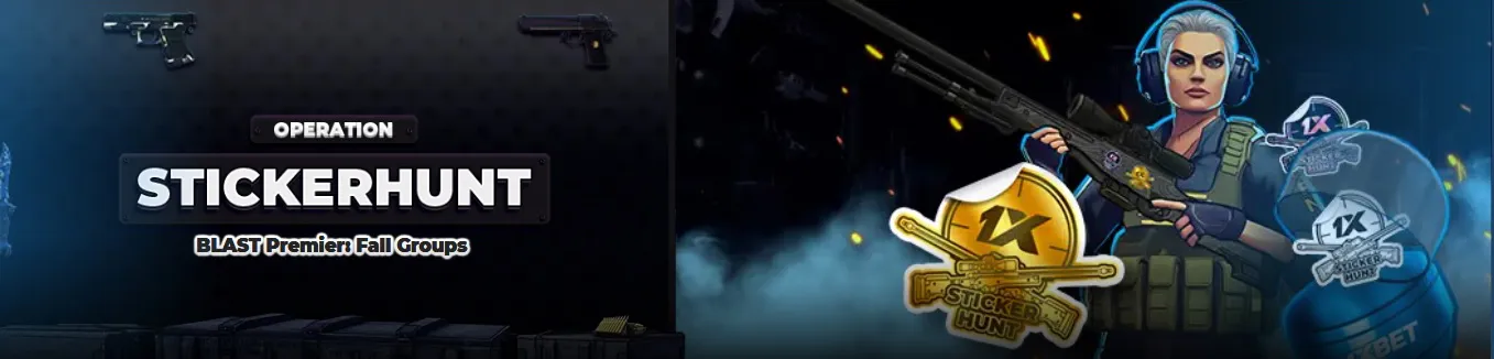 Стань частью операции "Sticker Hunt" с 1xBet и погрузись в мир азартных игр и невероятных побед. Присоединяйся к битве за крупные призы уже сегодня!
